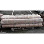 10x rolls of fibre reinforced tarpaulin - 4m wide x 50m long