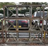 3x Heavy duty structural cribs - W 1830 x D 610 x H 610mm