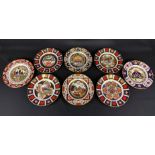 8x Royal Crown Derby Christmas plates - see description for more information