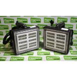 2x Dragon Max LED portable rechargeable LED lights