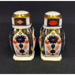 Royal Crown Derby salt & pepper shakers