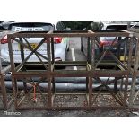 2x Heavy duty structural cribs - W 1830 x D 610 x H 610mm