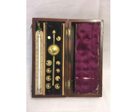 BOXED VINTAGE HYDROMETER SET
