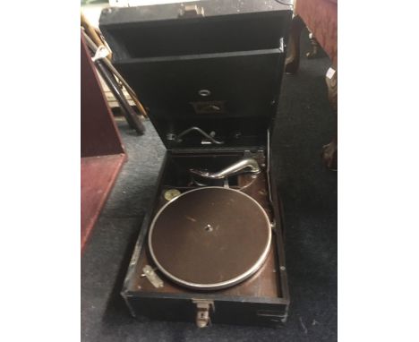 HMV WIND UP RECORD PLAYER