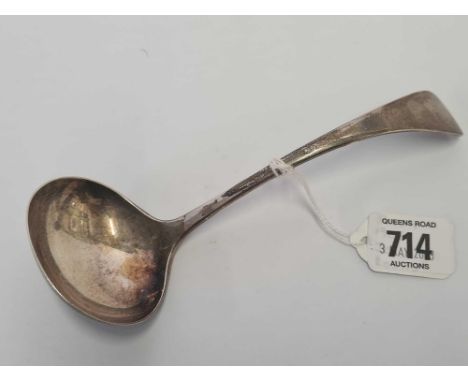 SILVER LADLE, SHEFFIELD 1903 BY JR, 68g