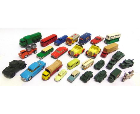 ASSORTED DIECAST &amp; OTHER MODEL VEHICLES  circa 1950s-70s, by Dinky, Matchbox and others, variable condition, most playwor