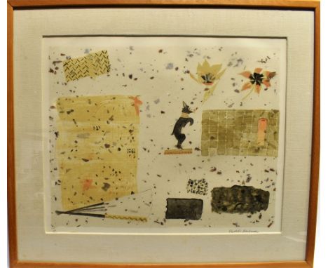 DAME ELIZABETH BLACKADDER, OBE, RSA, RSW, RA (Scottish, b. 1931) 'Still Life with Indian Toy' lithograph signed in pencil low