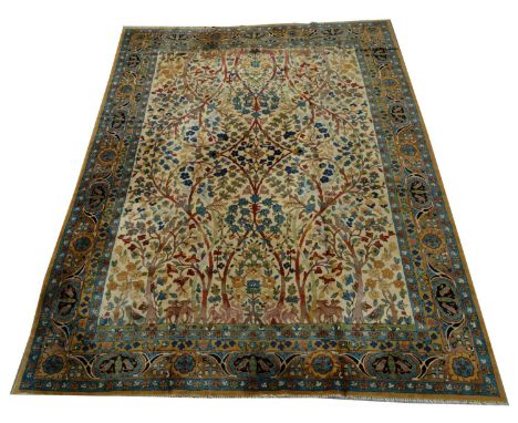 A Tetex carpet, with bold floral design, 340 x 246cms. 