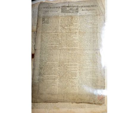 A collection of antique and vintage newspapers, including: The Alston Herald and East Cumberland Advertiser, Saturday, Septem