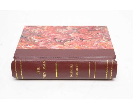 Hammett (Dashiell) The Thin Man, 8vo, modern re-binding with marbled boards, first edition, Arthur Barker Ltd., Covent Garden