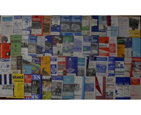 Football: A collection of assorted Birmingham City home and away football programmes dating from the 1950s onwards, some incl