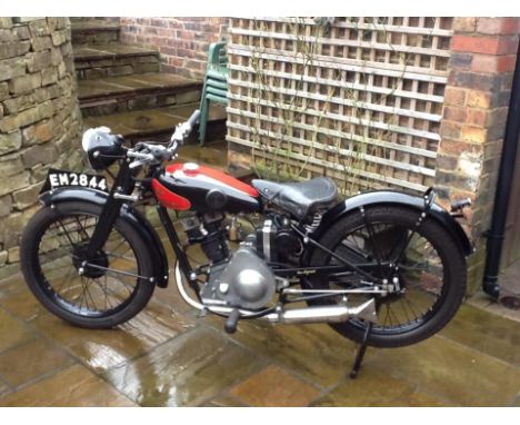 A 1932 NEW IMPERIAL MODEL 23 MOTORCYCLE. IT IS A GOOD STARTER AND RUNNER AND WAS RIDDEN ON THE ROAD LAST WEEK. SINCE 2015 IT 