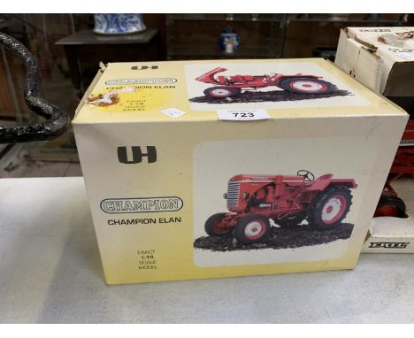 A BOXED CHAMPION ELAN TRACTOR , 1:16 SCALE MODEL 