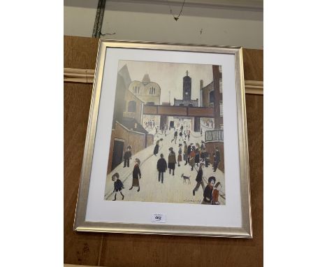 A L.S LOWERY FRAMED PRINT 