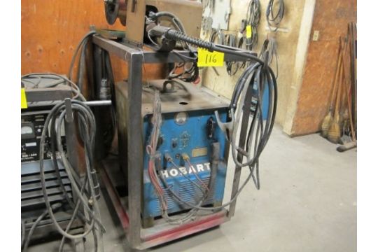 Hobart Rc 250 Welder S N 12pt 68281 W Hobart Agh 27 Wire Feeder
