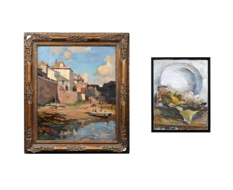 ANNEKE KIMMEL, EDWIN HAROLD GLASBEY.2 paintings
 
ANNEKE KIMMEL (Dutch 1932 - 2018)A still life with fruit
The Netherlands, m