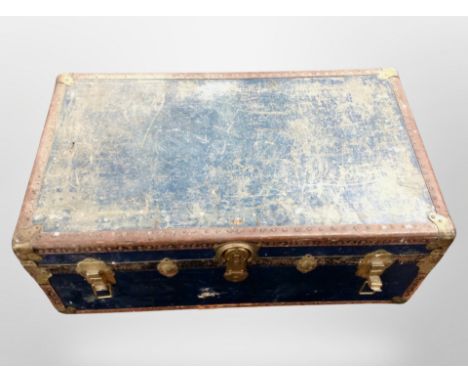 An early 20th century shipping trunk 