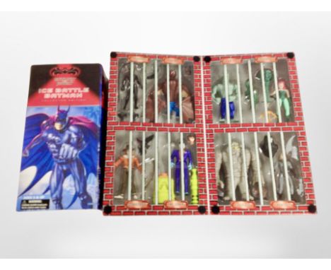 A Kenner Batman and Robin Ice Battle collectors figurine in box, and a further Kenner Batman and Robin Rogues Gallery figurin