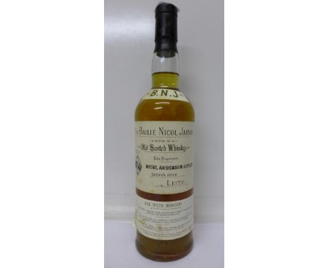 One bottle of The Bailie Nicol Jarvie Old Scotch Whisky