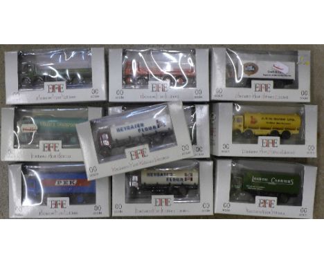 Ten exclusive first edition lorries, boxed