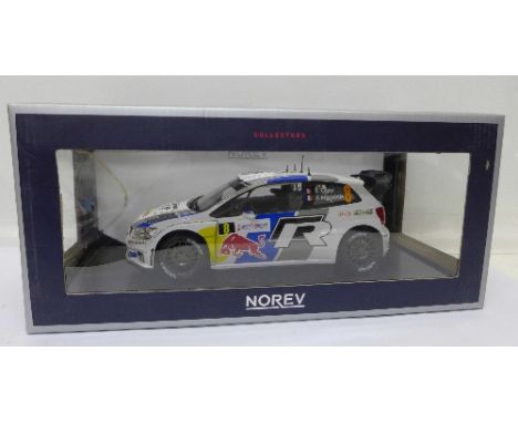 A Norev VW Polo R WRC 2013 die-cast model rally car, boxed