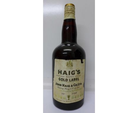 One bottle of Haig's Gold Label Blended Scotch Whisky