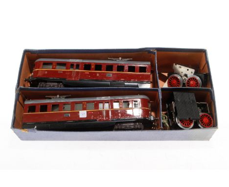 Fleischmann Triebwagen, Spur 0, elektr., rot, Z 4