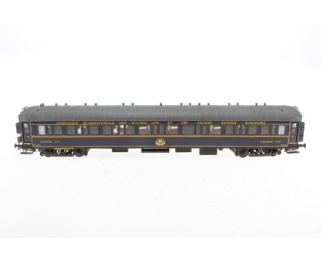 Elettren int. Schlafwagen 3323, Spur 0, blau, mit Inneneinrichtung und Beleuchtung, LS und Alterungsspuren, L 55, Z 3