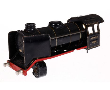 Märklin Lokgehäuse für B-Lok R 880, Spur 0, schwarz, gW, Alterungsspuren, LS, Z 3