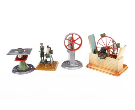 4 Wilesco und Fleischmann Antriebsmodelle, Alterungsspuren, Z 3