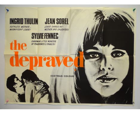 THE DEPRAVED (1968) AKA Adelaide - UK QUAD FILM POSTER - 30" x 40" (76 x 101.5 cm) (folded)