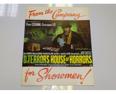 DR. TERROR'S HOUSE OF HORRORS (1965) - International Showman's Guide (Campaign Book) - Flat, Fine