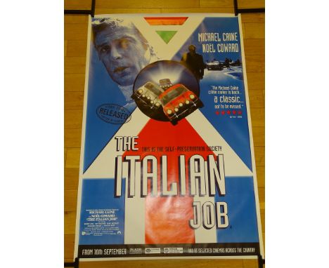 THE ITALIAN JOB (1969) (1999 re-release) - UK 60" x 40" Film Poster - Rolled, Near Fine