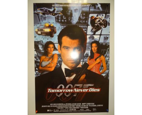 JAMES BOND: TOMORROW NEVER DIES (1997) - UK/British One Sheet Movie Poster - Withdrawn version; Mis-spelling of 'TOMMOROW' &a