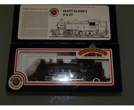 A BACHMANN 31-453 Ivatt steam tank locomotive in LMS black - VG/E in G/VG box