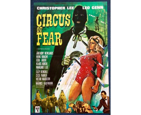CIRCUS OF FEAR (1966) - British one sheet film poster - 27" x 40" (68.5 x 101.5 cm) - Folded (as issued) - Very Good Plus