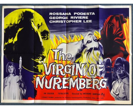 THE VIRGIN OF NUREMBURG (1964) British UK Quad Film Poster - 30" x 40" (76 x 101.5 cm) - Very Fine Plus, Folded as Issued