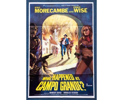 WHAT HAPPENED AT CAMPO GRANDE ? (1967) - British One Sheet Movie Poster - MORECAMBE &amp; WISE - (27" x 40" (68.5 x 101.5 cm)