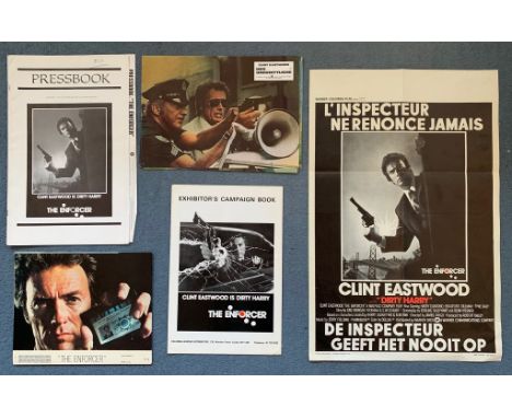 THE ENFORCER (1977) - Lot x 5 - CLINT EASTWOOD - To include full set of 8 x US Front of House Stills - 10" x 8" (25.5 x 20 cm
