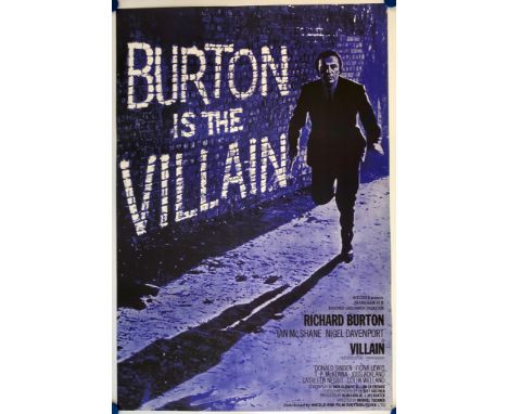 VILLAIN (1971) - British One Sheet film poster - A classic British gangster film of the early 70’s, “Villain” remains a super