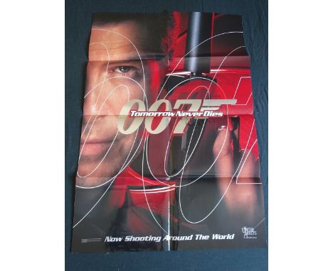 TOMORROW NEVER DIES (1997) - US Advance One Sheet Movie Poster - 27" x 40" (76 x 101.5 cm) - Fine Minus - Folded (as issued) 