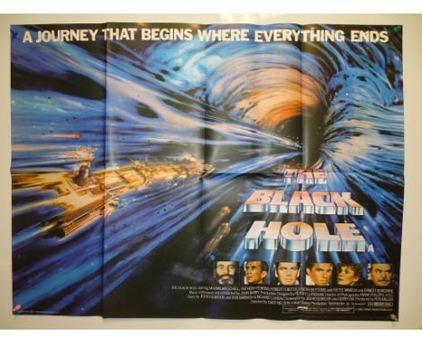 THE BLACK HOLE (1979) - UK Quad Film Poster (30" x 40" - 76 x 101.5 cm) – Folded,  Very Good/Near Fine