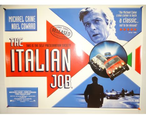 THE ITALIAN JOB (1969) -(1999 re-release) - UK Quad Film Poster (30" x 40" - 76 x 101.5 cm) - Rolled - Very Good/Near Fine