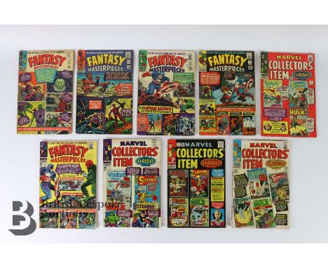 Marvel Fantasy Masterpieces #1 Feb, #2 April, #3 June, #4 Aug, #6 Dec; together with Marvel Collector's Item #3 June, #4 Aug,