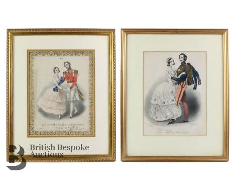 Quantity of Queen Victoria engravings and prints: Three 19th century engravings of Her Majesty Queen Victoria (1819-1900) por
