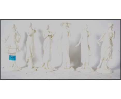 A collection of Royal Worcester 1920's Vogue collection figurines to include Irene Dolly, Poppy, Molly, Daisy Diana Bea. All 