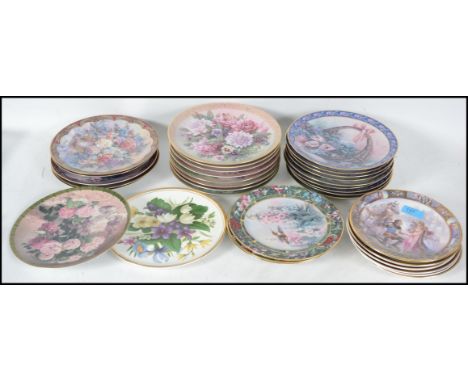 A large collection of character plates to include mythical scenes, botanics and others by makers Royal Worcester and others e