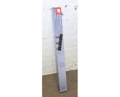 A boxed chainsaw trestle.