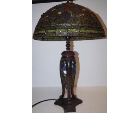 Very good quality, Tiffany style lamp. Shade diameter-40cm Height-64cm