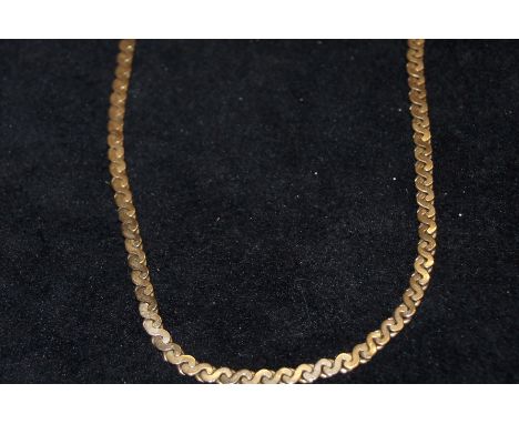 9ct Gold chain, 48cm. 15.1 g